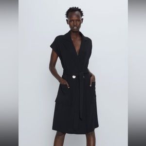 Brand New Zara Belted Vest Dress Size Small
